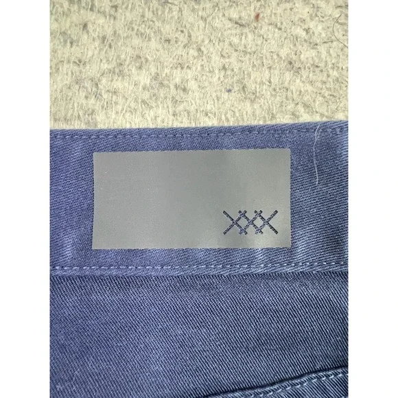 Rhone Pants Mens 38x33 Navy Everyday Twill Five Pocket Slim Straight Fit